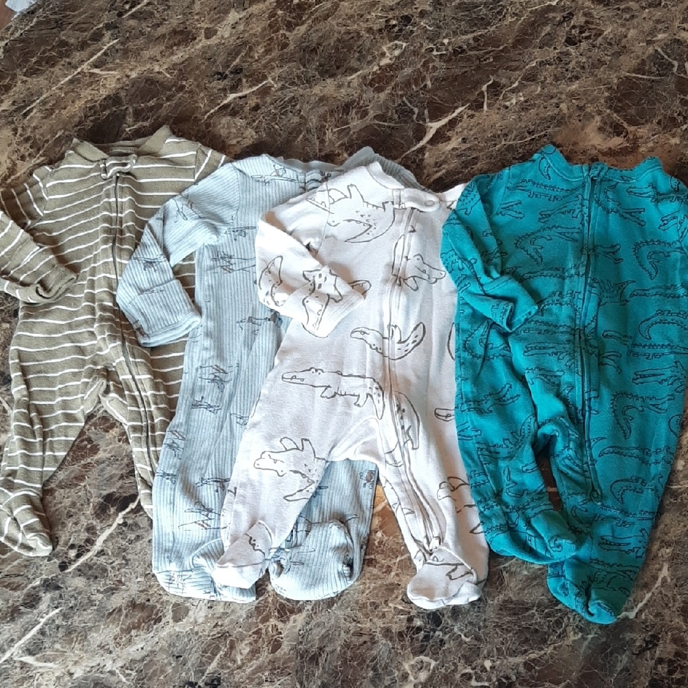 Carter's 2-Way Zipper Onesie Lot